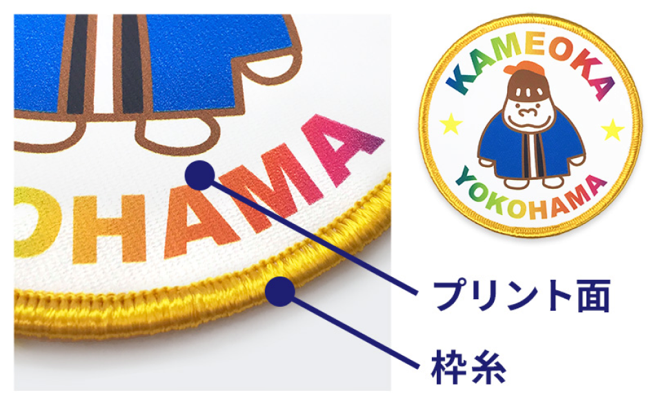 オリジナル転写プリントワッペンの説明