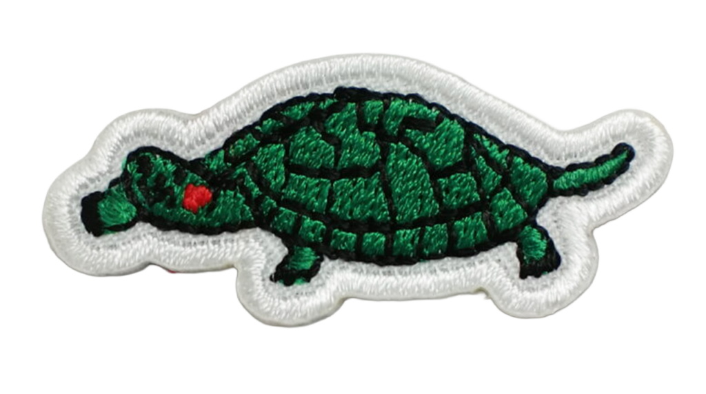 「のんびりカメ」オリジナルワッペン制作事例