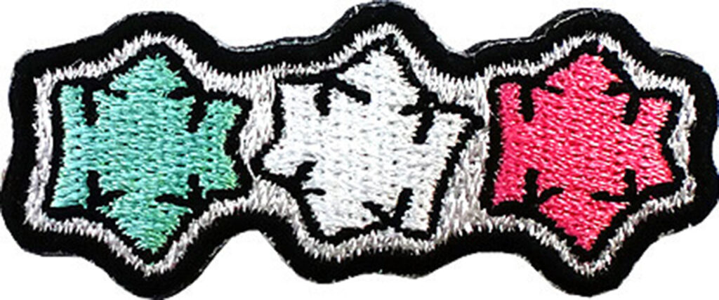 「トリプルポップ金平糖」オリジナルワッペン制作事例