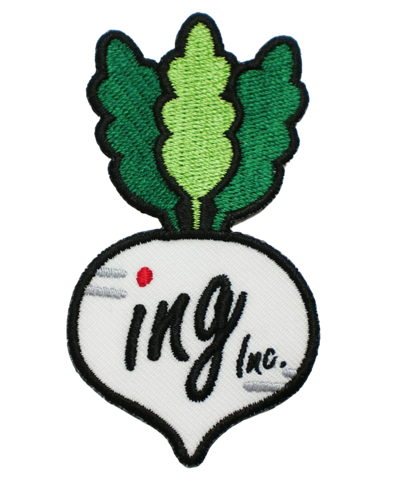 「ing inc.」オリジナルワッペン制作事例