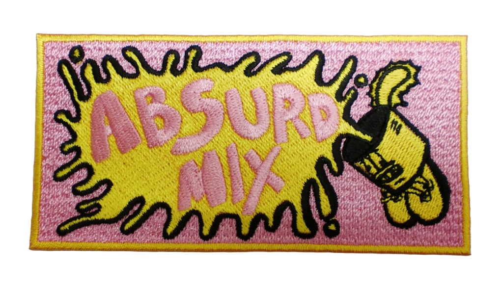 「ABSURD MIX」オリジナルワッペン制作事例