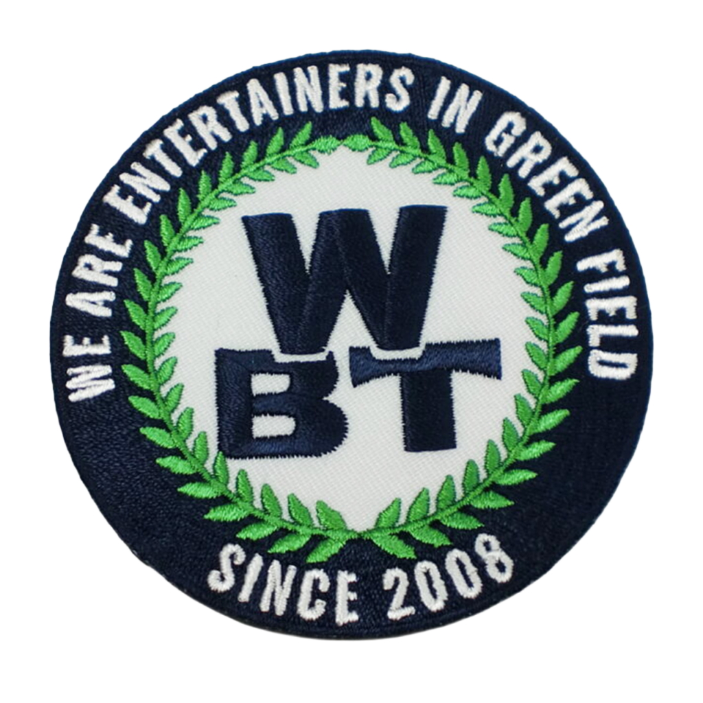 「WBT　SINCE2008」オリジナルワッペン制作事例