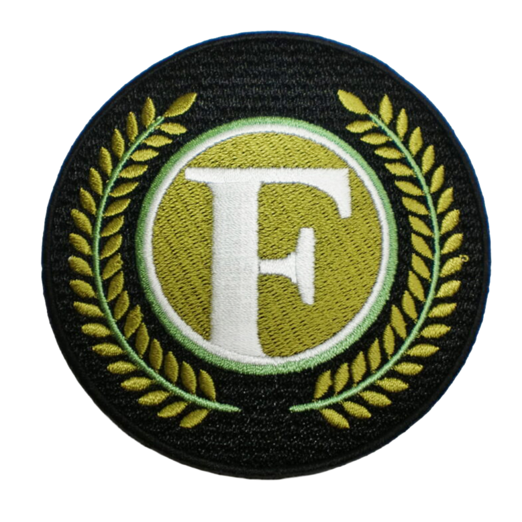 「Fリーフエンブレム柄」オリジナルワッペン制作事例