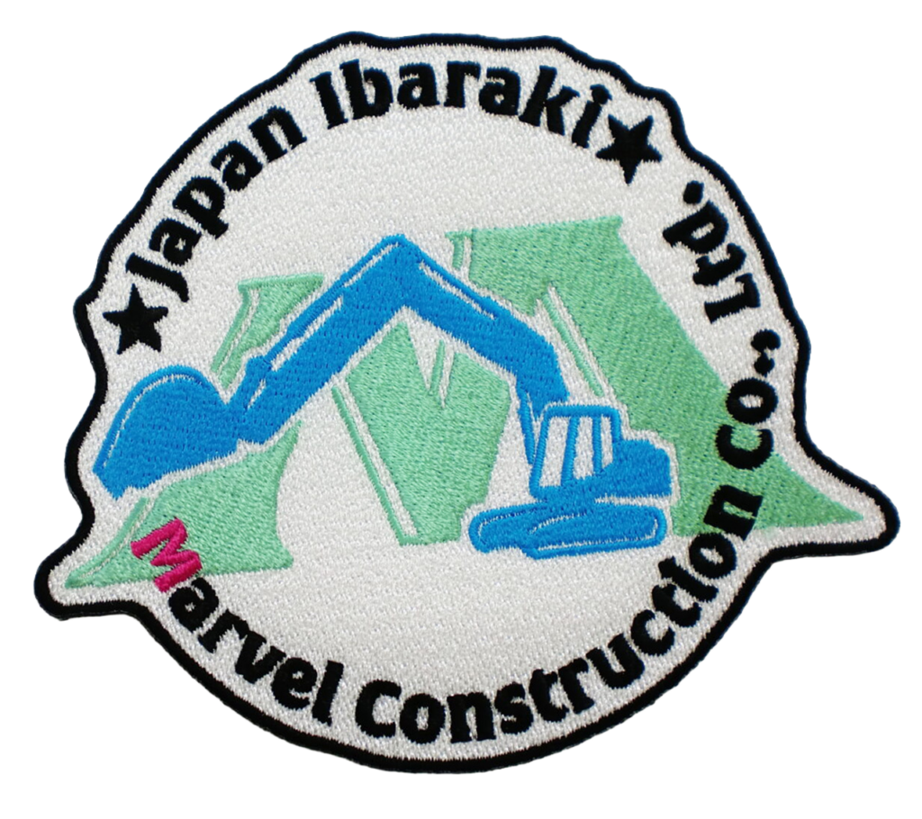 「Marvel Construction Co.,Ltd.」オリジナルワッペン制作事例