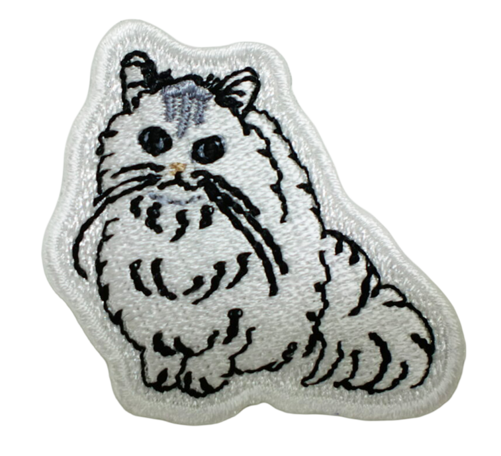 「ふわもこキャット「」オリジナルワッペン制作事例