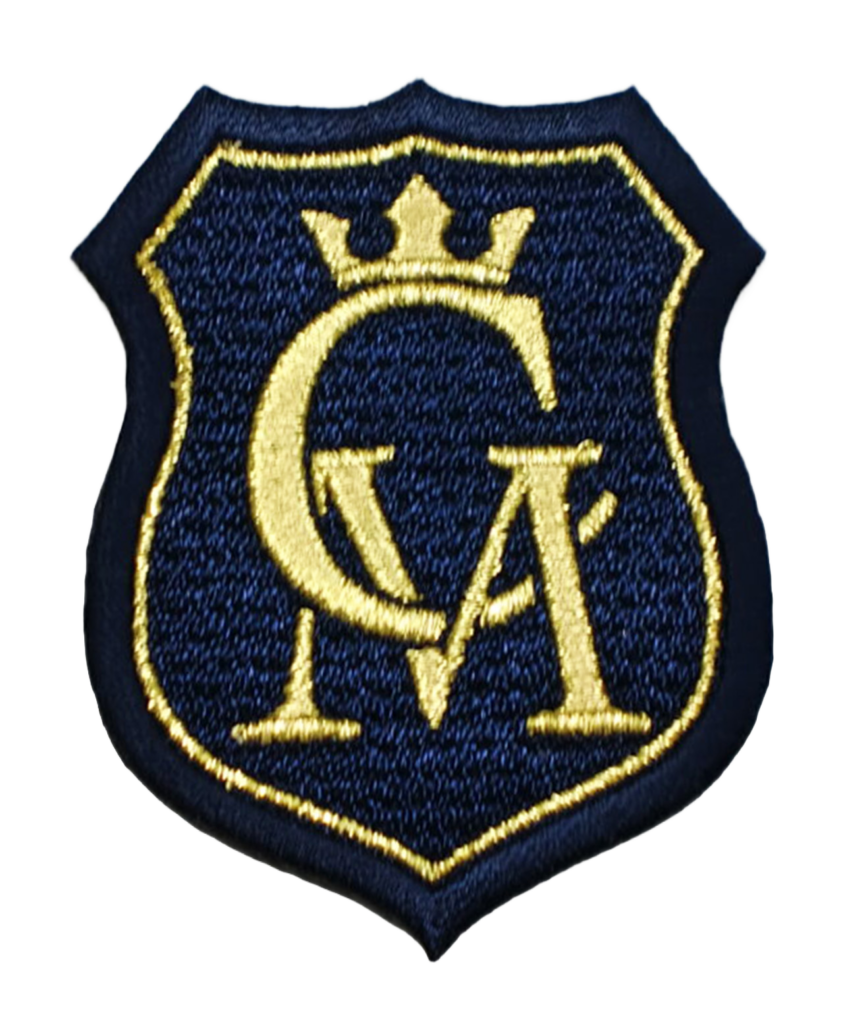 「CMロイヤルエンブレム柄」オリジナルワッペン制作事例