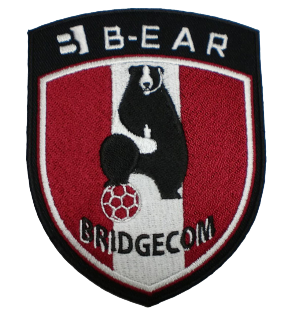 「B-EAR BRIDGECOM」オリジナルワッペン制作事例