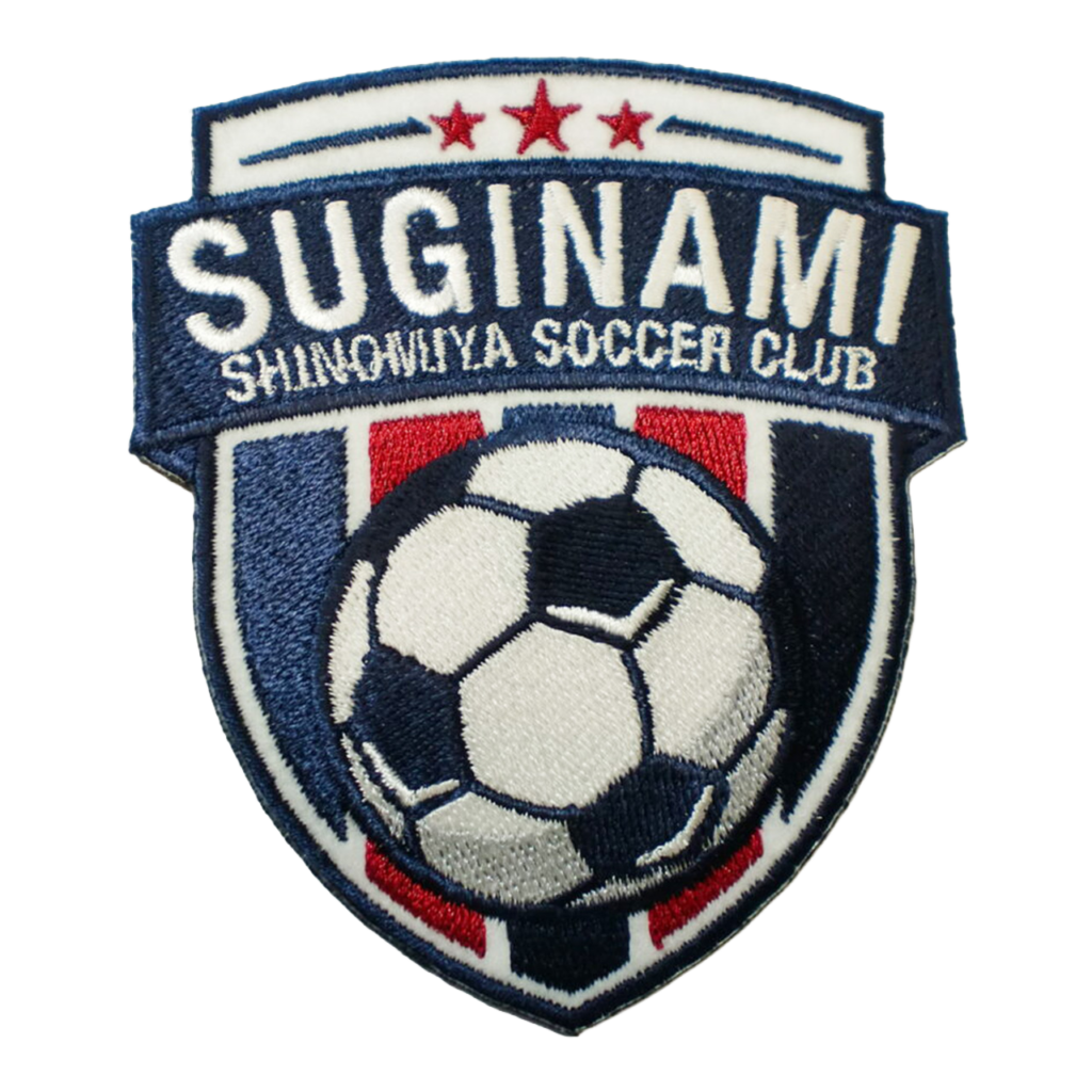 「SUGINAMIサッカーエンブレム」オリジナルワッペン制作事例