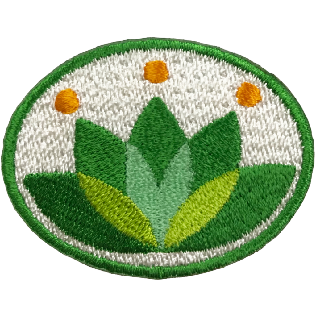 「エコリーフシンボル」オリジナルワッペン制作事例