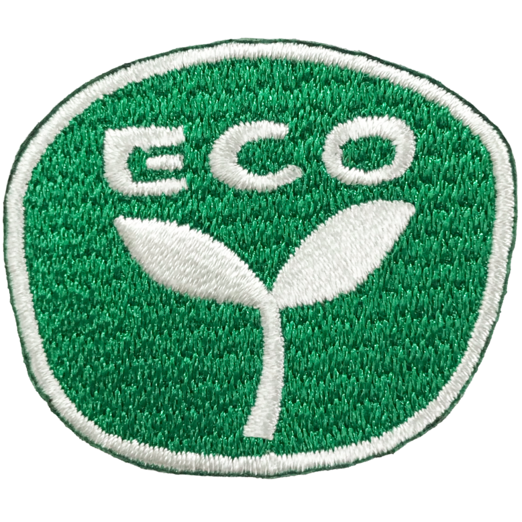 「エコ新芽シンボル」オリジナルワッペン制作事例