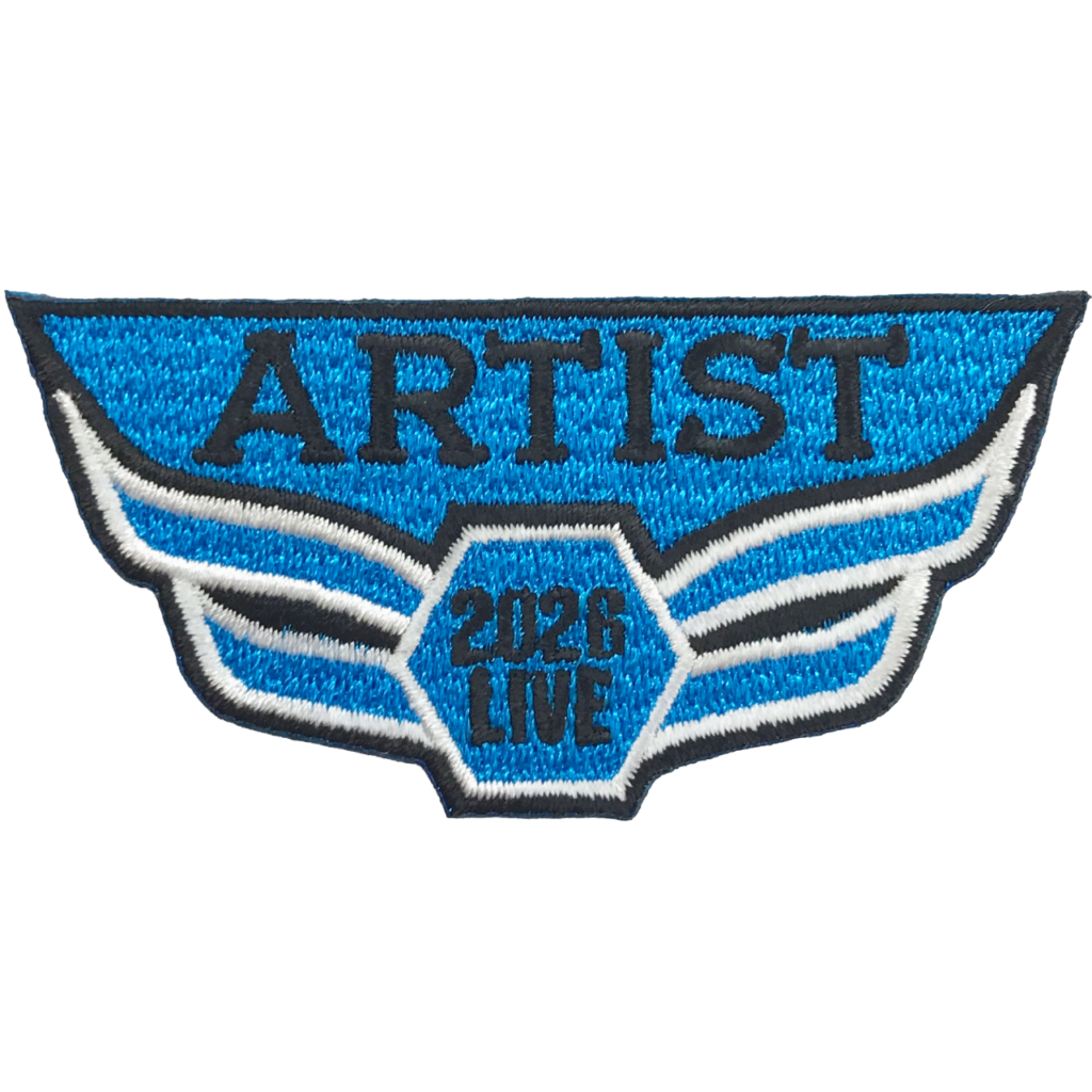 「2026LIVEウイングエンブレム」オリジナルワッペン制作事例