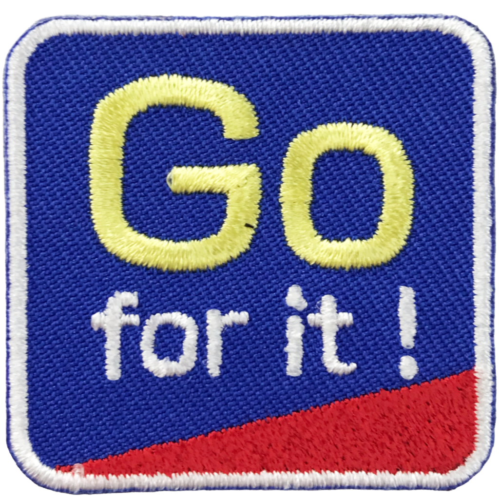 「Go for it!」オリジナルワッペン制作事例