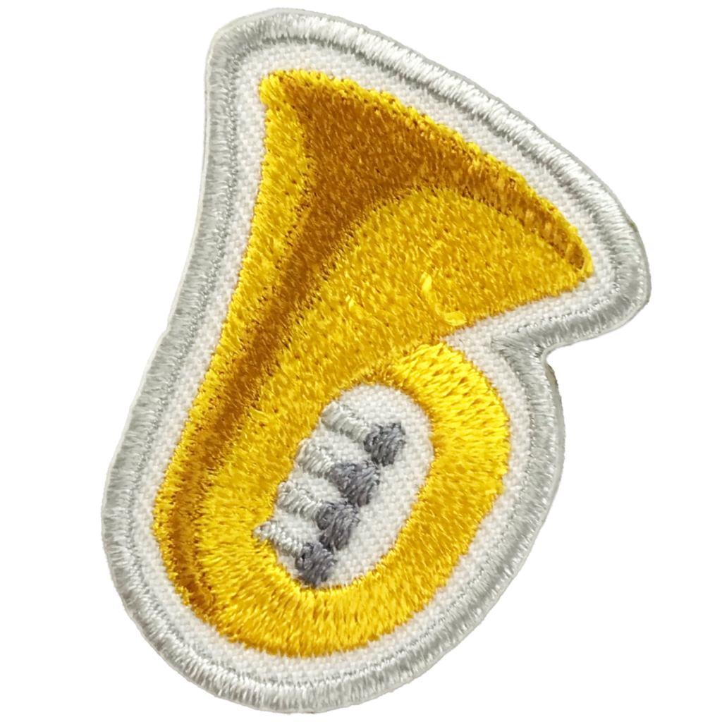 「ポップチューバ」オリジナルワッペン制作事例