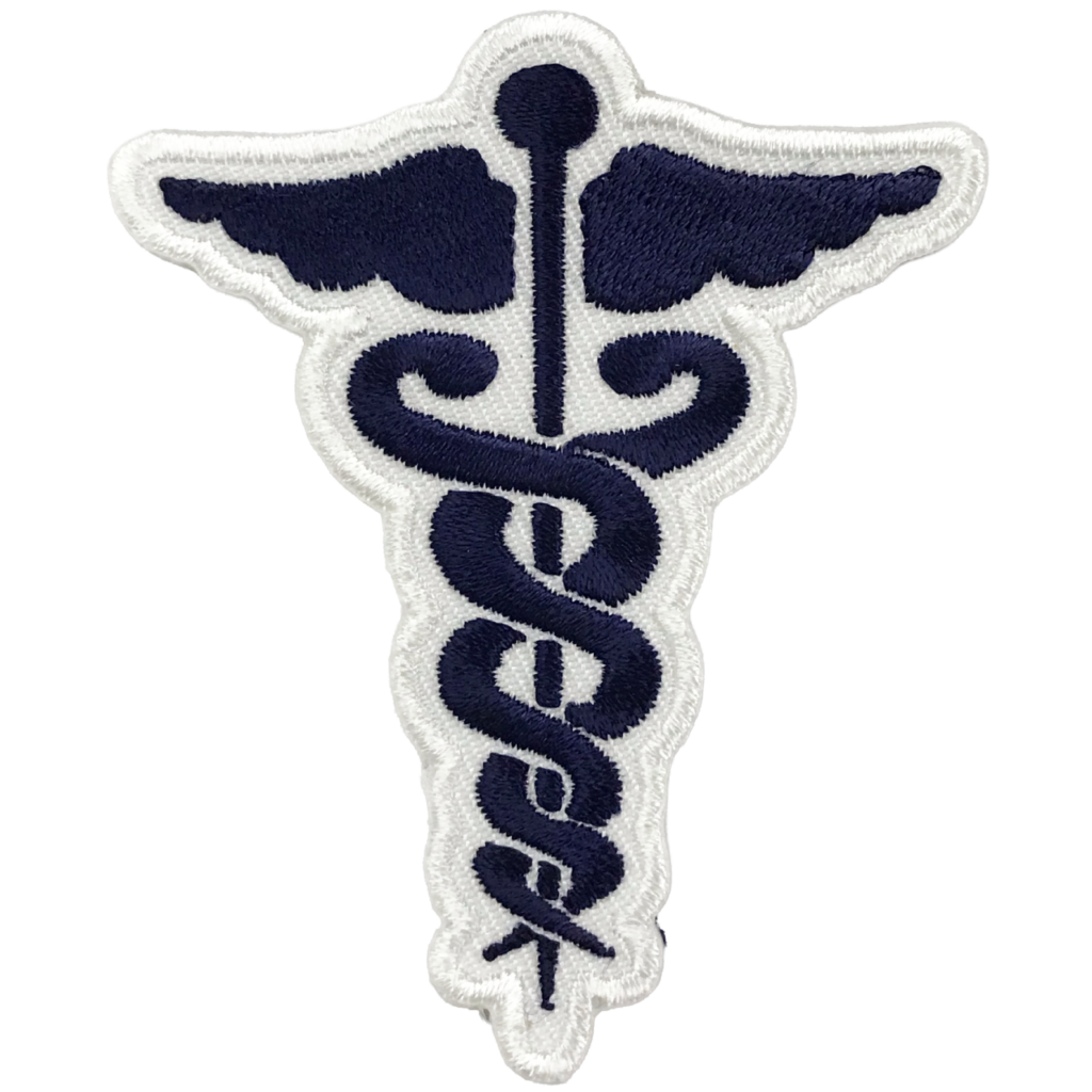 「カドゥケウスエンブレム」オリジナルワッペン制作事例