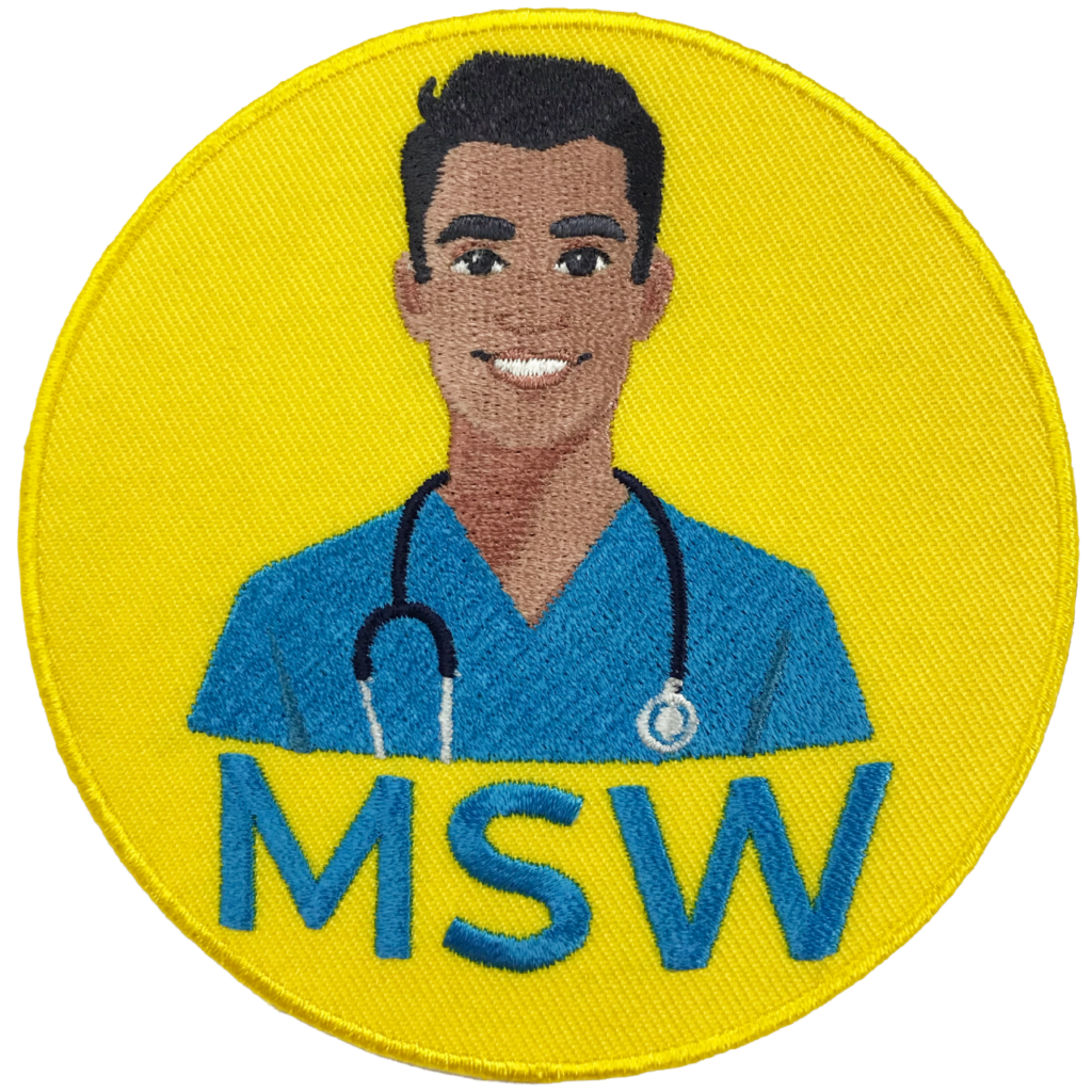 「MSWメディケアスタッフ」オリジナルワッペン制作事例