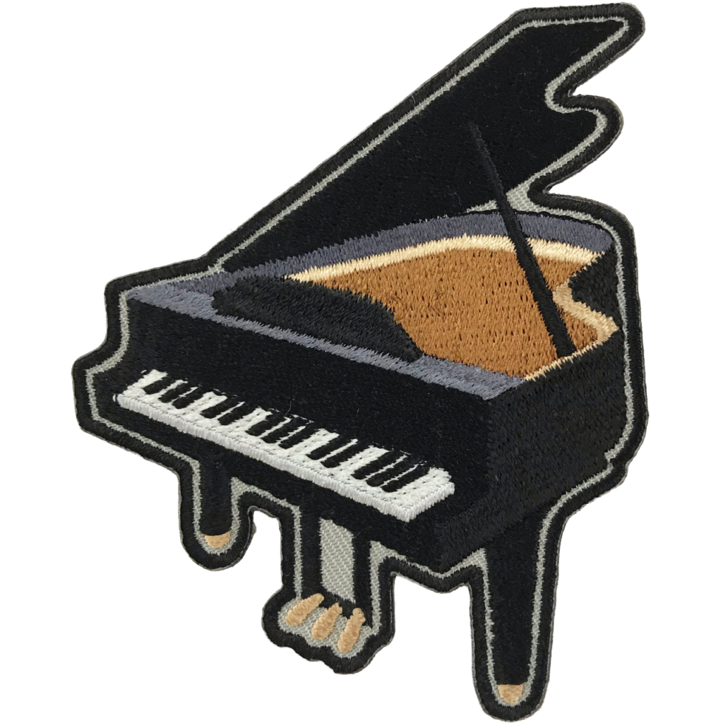 「クラシックピアノ」オリジナルワッペン制作事例