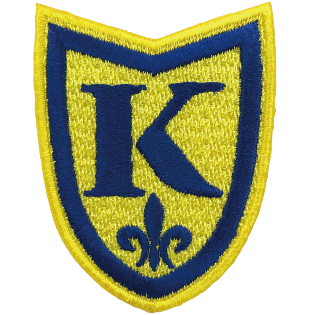 「Kモノグラムバッジ」オリジナルワッペン制作事例